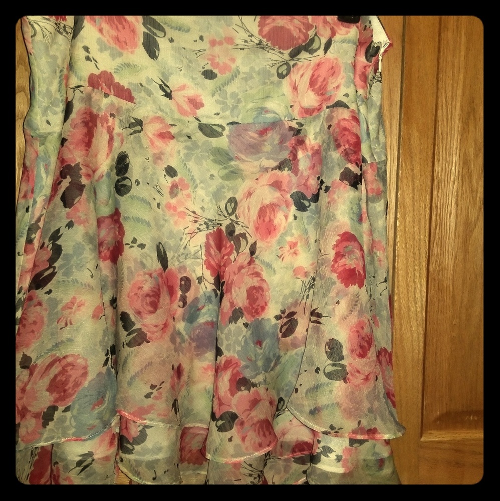 Ralph Lauren sz 20 W (plus size) floral skirt